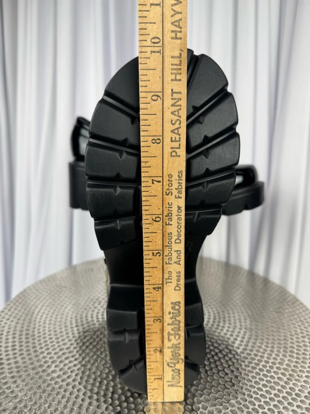 Synthetic Patent Mary Jane Platforms Size 38